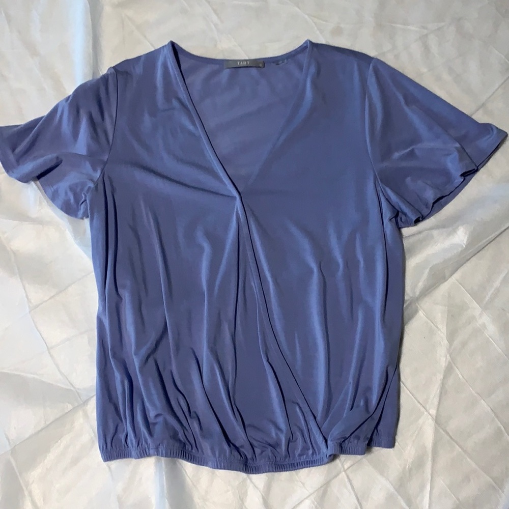 Tart. Deep V. Short sleeve.